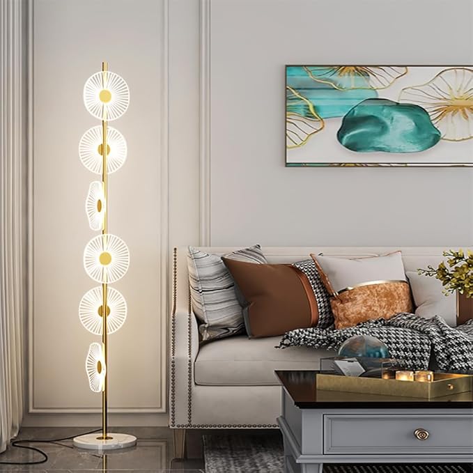 Nordic Floor Lamp Modern Art Family Iiving Room Bedroom Creativity Atmosphere LED Decorative Standing Light(V) - Bloomnest