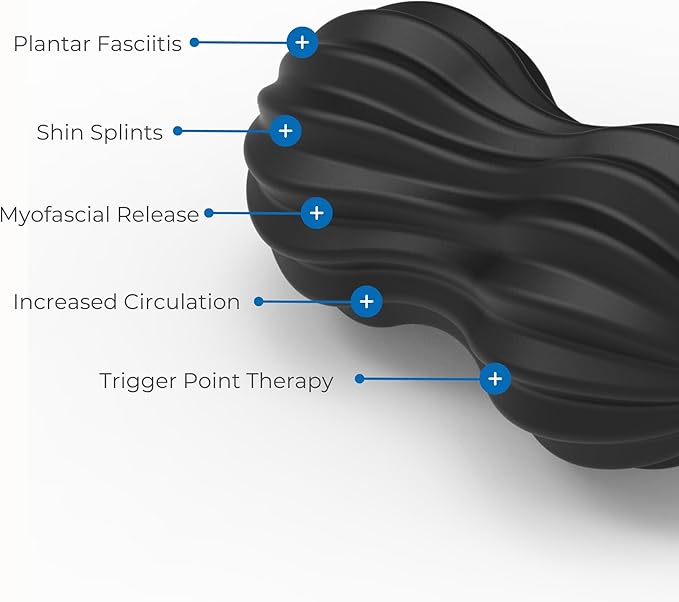 EI8HTBALL - Foot Roller for Plantar Fasciitis, Myofascial Release, Peanut Massage Ball for feet and Overall Body - Bloomnest