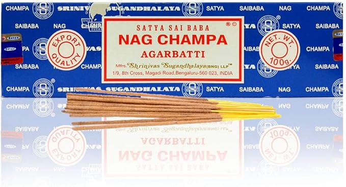 Satya Nag Champa 200 gram Incense Sticks for Positivity, Meditation, Relaxation, Yoga, Healing by Giftbrit