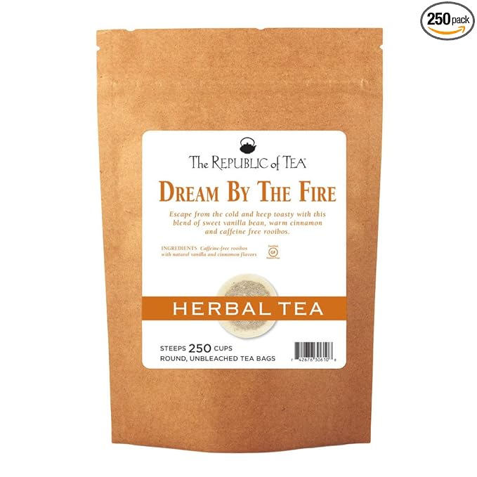 The Republic of Tea: Cinnamon Vanilla Red Rooibos Herbal Tea, 250 Tea Bags - Bloomnest