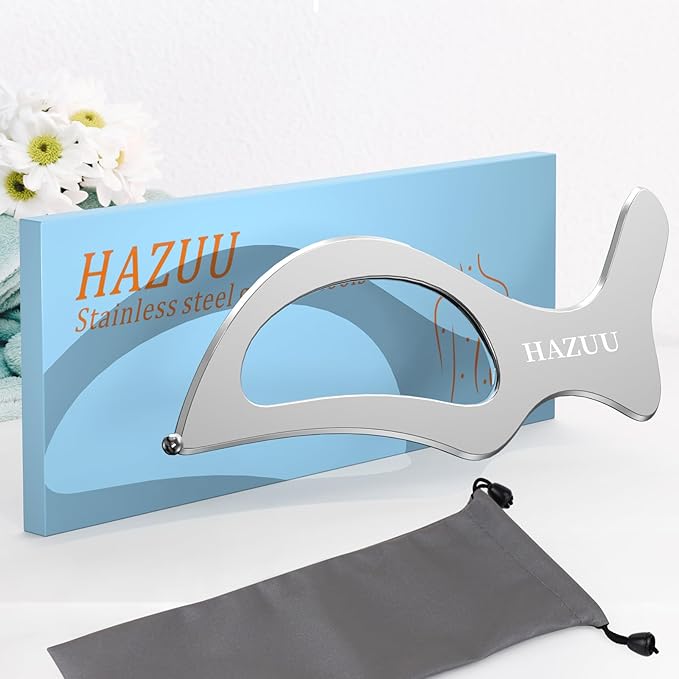 Stainless Steel Guasha Scraping Massage Tool for Soft Tissue Therapy, Ideal for Back, Legs, Arms, Neck, Shoulder Relief (Bird Shape) Bloomnest