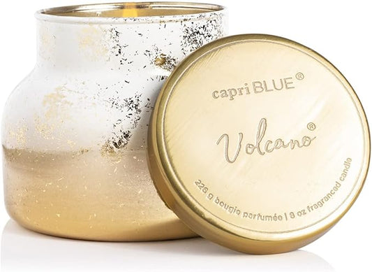 Capri Blue Glimmer Jar Candles - Luxury Holiday Scented Candles for Home - Long Lasting Soy Wax Blend - Scented Holiday & Home Decor - Volcano Signature Petite Jar (8 oz) - Bloomnest