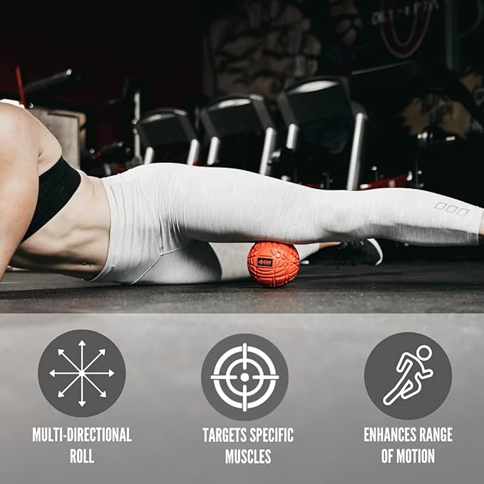 4KOR Massage Balls for Trigger Point Therapy - Myofascial Release Ball - Muscle Relief for Back, Neck, Shoulder, Foot Pain - Fitness Massage Balls for Mobility - Deep Tissue Release Ball - Bloomnest