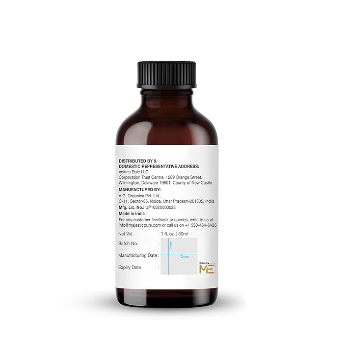 Majestic Pure Bergamot Essential Oil with Glass Dropper - 1 Fl Oz - 100% Pure and Natural Bergamot Oil - Premium Grade Essential Oils for Diffuser, Aromatherapy, Soap and Candle Making - Bloomnest