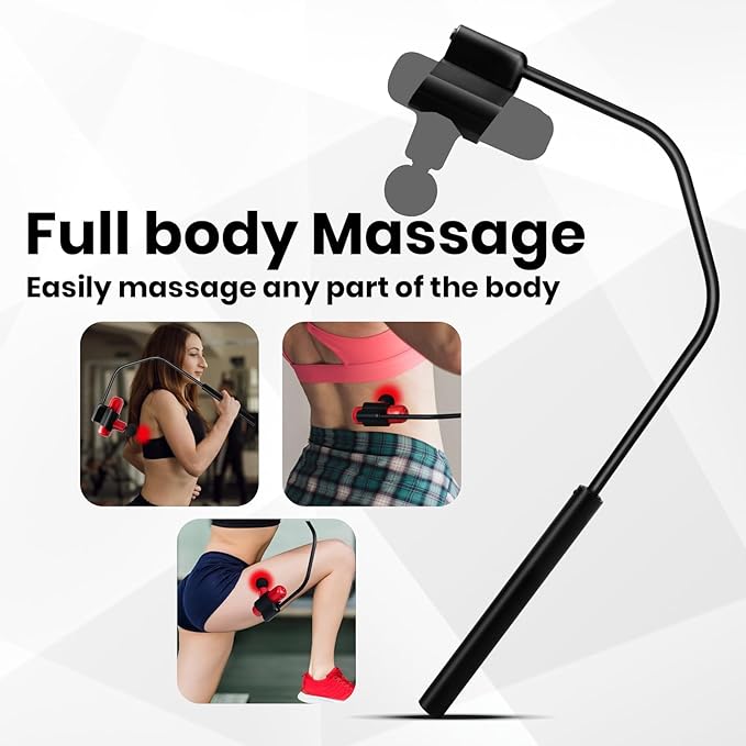Massage Gun Holder for Back, Compatible with Most Super Mini Massage Guns, for Hard to Reach Areas (Works with Cute X1-Green-LW) - Bloomnest