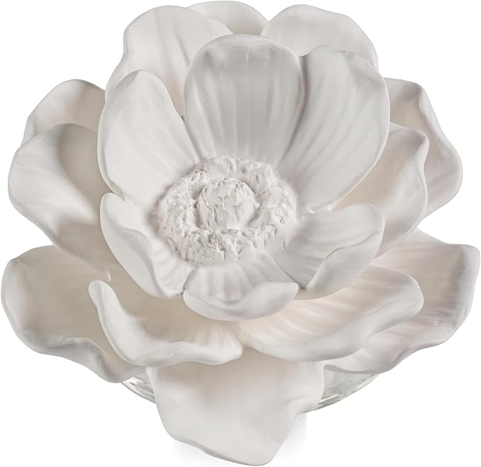 Zodax Mini Grand Casablanca Porcelain Diffuser, Water Lotus