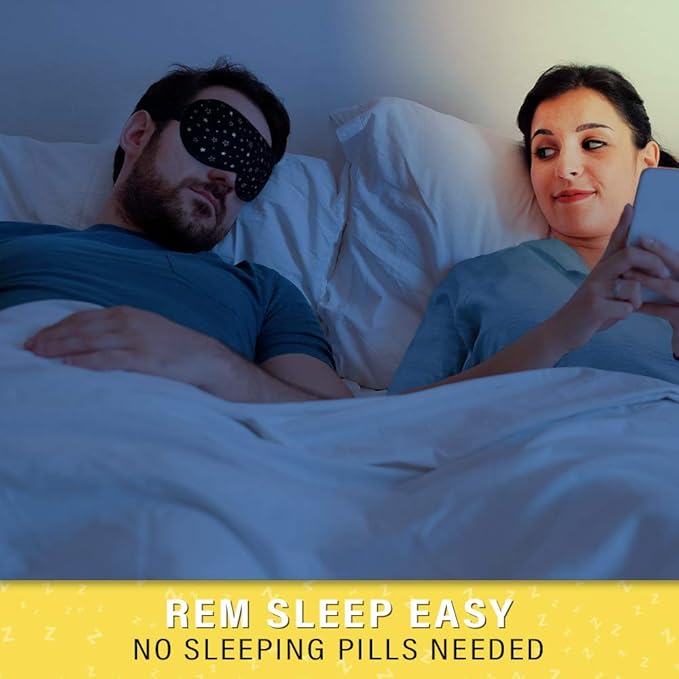 Silk Sleep Eye Mask for Men Women, Comfortable Super Soft Eye Mask with Adjustable Strap, 100% Pure Silk, Works with Every Nap Position, Ultimate Sleeping Aid Blindfold, Blocks Light, Jersey Slumber - Bloomnest