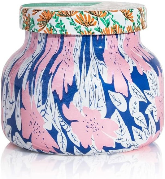 Capri Blue Scented Candles - Pattern Play Glass Jar Candles - Long Lasting Soy Wax Blend - Luxury Home Decor - Notes of Tropical Fruits & Sugared Citrus - Gifts for Women (Volcano, 8 oz) - Bloomnest