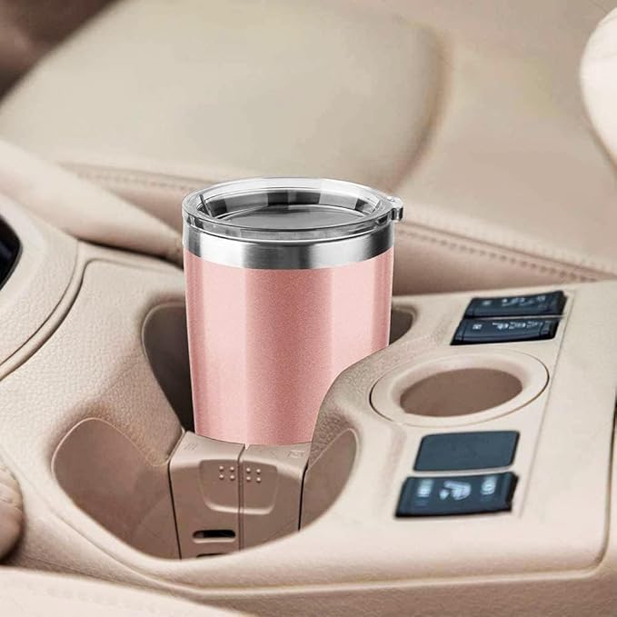 30oz Stainless Steel Travel Mug with Lid, Double Wall Vacuum Insulated Bulk Tumbler with Straws, Powder Coated Coffee Cup Suitable for Vehicle Cup Holders - Bloomnest