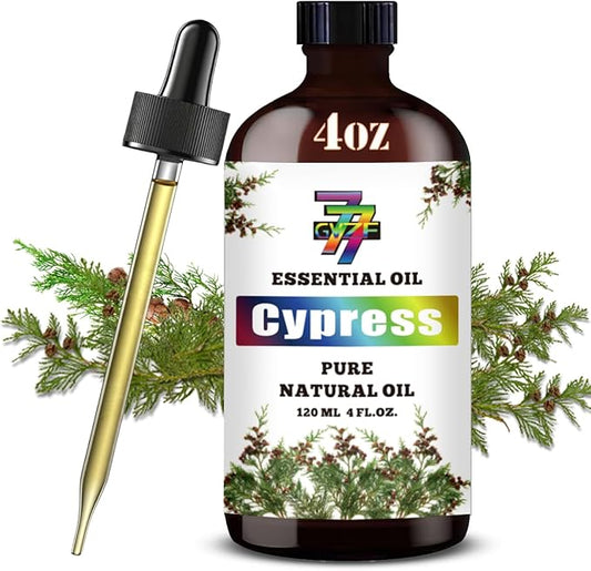 Cypress Essential Oil (4 oz/120 ml) — Cypress Oils for Aromatherapy, diffusers, humidifiers, Home fragrances, DIY Skin Care, Soap Making, DIY Candle, Yoga, and Meditation - Bloomnest