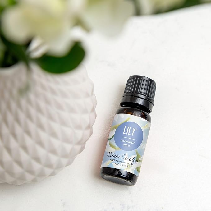 Edens Garden Lily Essential Oil Blend – 100% Pure Premium Grade, Toxin-Free Floral Oil, No Synthetics, Undiluted & Clean for Skin, DIY Soap Making, Perfume, Home & Car Diffusers 10 ml (.33 fl oz) - Bloomnest