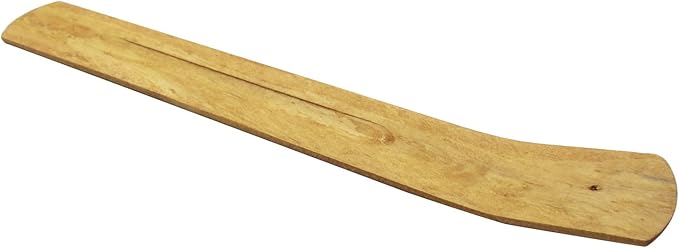 TRENDBOX 10pcs Handmade Plain Wood Wooden Incense Stick Holder Burner Ash Catcher Natural Design Buddhist