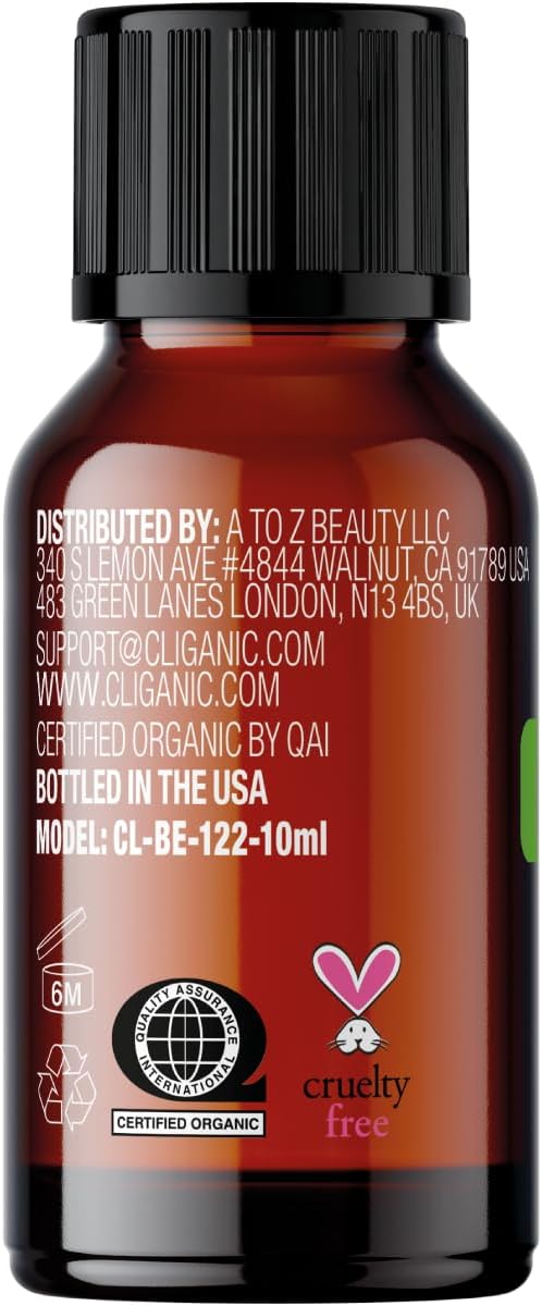 Cliganic Organic Lemon Tea Tree Essential Oil, 100% Pure Natural for Aromatherapy | Non-GMO Verified Cliganic
