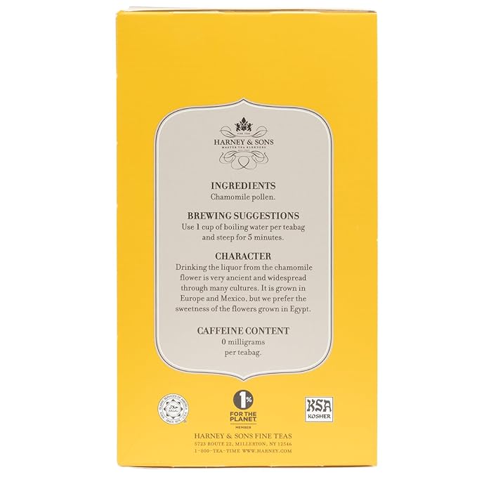 Harney & Sons Fine Teas Egyptian Chamomile - 20 Tea bags, 20 Count (Pack of 1) - Bloomnest