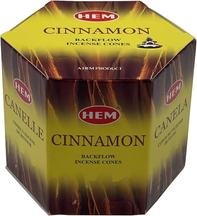 Cinnamon Backflow Incense Cones for Waterfall Aromatic Smoke Fountain Haze Falls