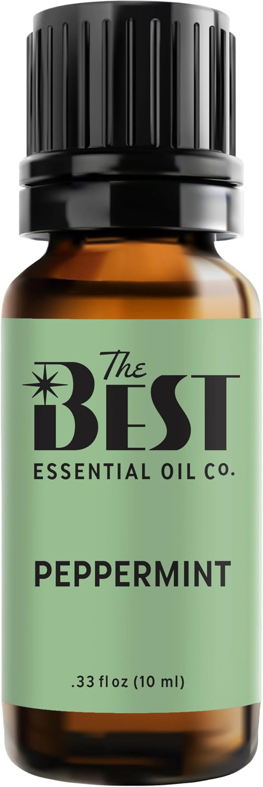 The Best Peppermint Essential Oil- Premium Grade- 100% Pure & Natural for Aromatherapy, Diffuser, Spa, Massage, Air Freshener- 10 ml (.33 fl oz) - Bloomnest
