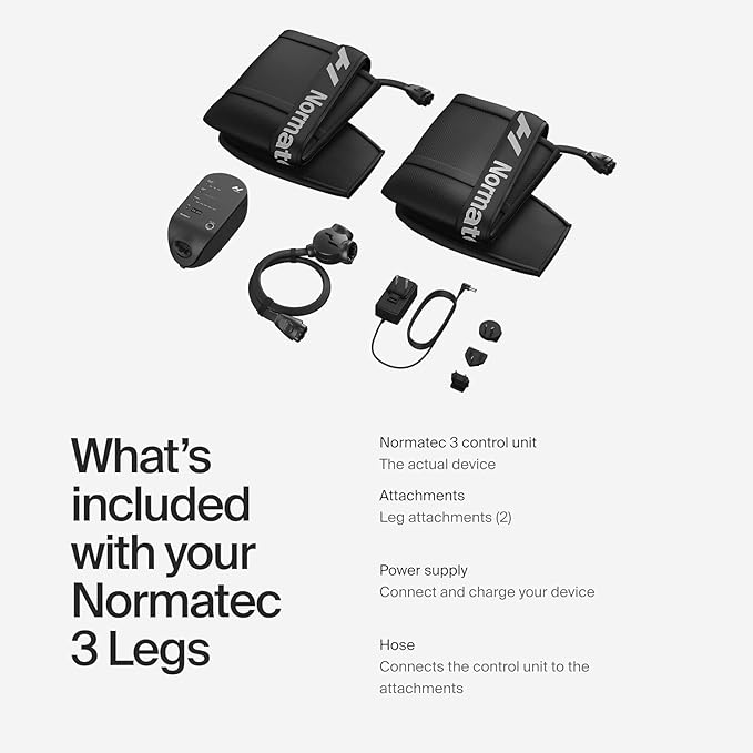 Hyperice Normatec 3 - Recovery System with Patented Dynamic Compression Massage Technology (Normatec 3 Standard Size Legs) FSA-HSA - Bloomnest