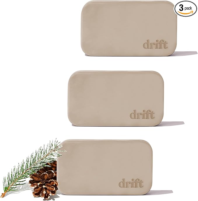 Drift Car Air Freshener - The Original Wood Air Freshener - Car Odor Eliminator - Long Lasting Scent - Metal Clip - Essential Oils - Clean Ingredients - Pine Scent 3 Pack Refill - NO CLIP INCLUDED - Bloomnest