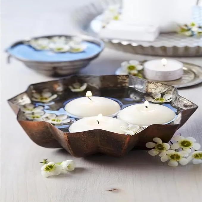 36 Packs 3-Inch unscented White Floating Candles - Ideal for Weddings, Pool Party, Holiday Centerpieces and Events - Odorless, Drip-Free, Long Lasting Burn Time - Bloomnest