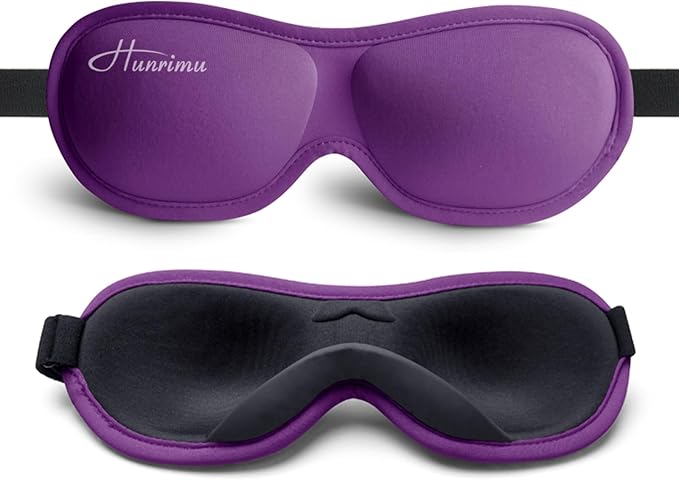 Sleep Eye Mask for Women Men, Eye Covers for Sleeping, 3D Sleep Mask for Travel Yoga Nap (Purple) - Bloomnest