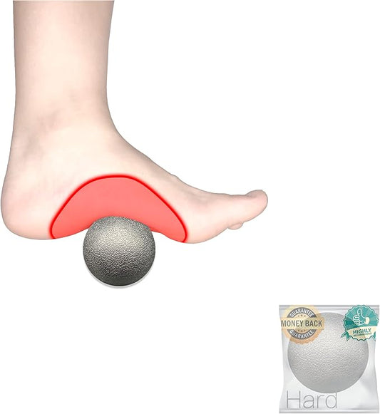 Plantar Fasciitis Relief Massage Ball – Lacrosse Ball, Foot Massage Roller & Myofascial Release Ball for Foot Pain, Trigger Point Therapy, Hard Ball for Deep Tissue & Fascia Massage - Bloomnest