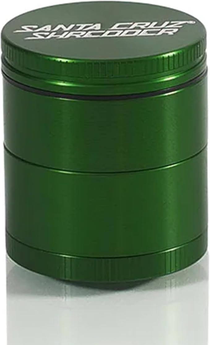 Santa Cruz Shredder Metal Spice Grinder Made in USA (Small (1.7 Inch), Green) - Bloomnest