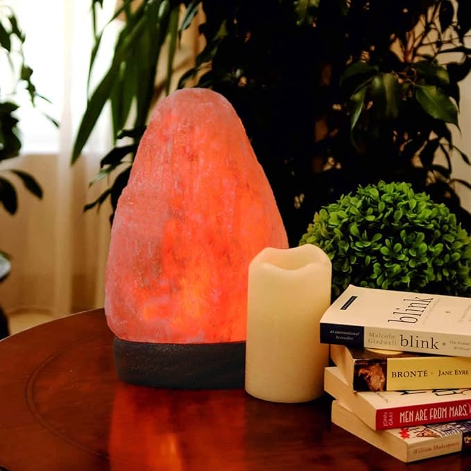 Himalayan Salt Lamp, USB Powered Color Changing Handcrafted Natural Shaped Lamp, Unique Gift Idea for Home Decore and Relaxation - Bloomnest