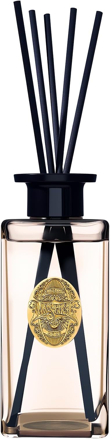 M&SENSE 10.14 oz Large Reed Diffuser Set | Fresh Grapefruit Scent Home Oil Diffuser with Sticks |Hotel Collection Non-Toxic Essential Oil |for Bedroom Bathroom Living Room - Bloomnest