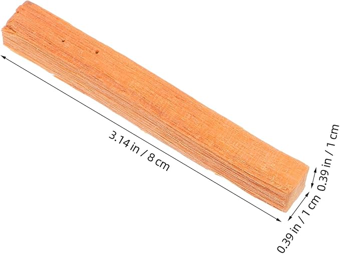 Sandalwood Sticks Incense Wood Smudge Sandal Powder-Bag Incense Sandalwood Wood Fragrant Palo Santo Stick Burning Strips for Fragrance Home Relaxation and Meditation Abaodam