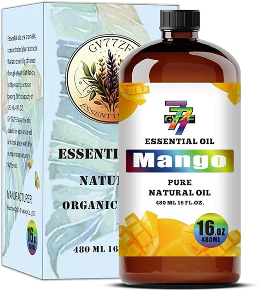 Mango Essential Oil (16 oz/480 ml) — Mango Oils for Aromatherapy, diffusers, humidifiers, Home fragrances, DIY Skin Care, Soap Making, DIY Candle, Yoga, and Meditation - Bloomnest