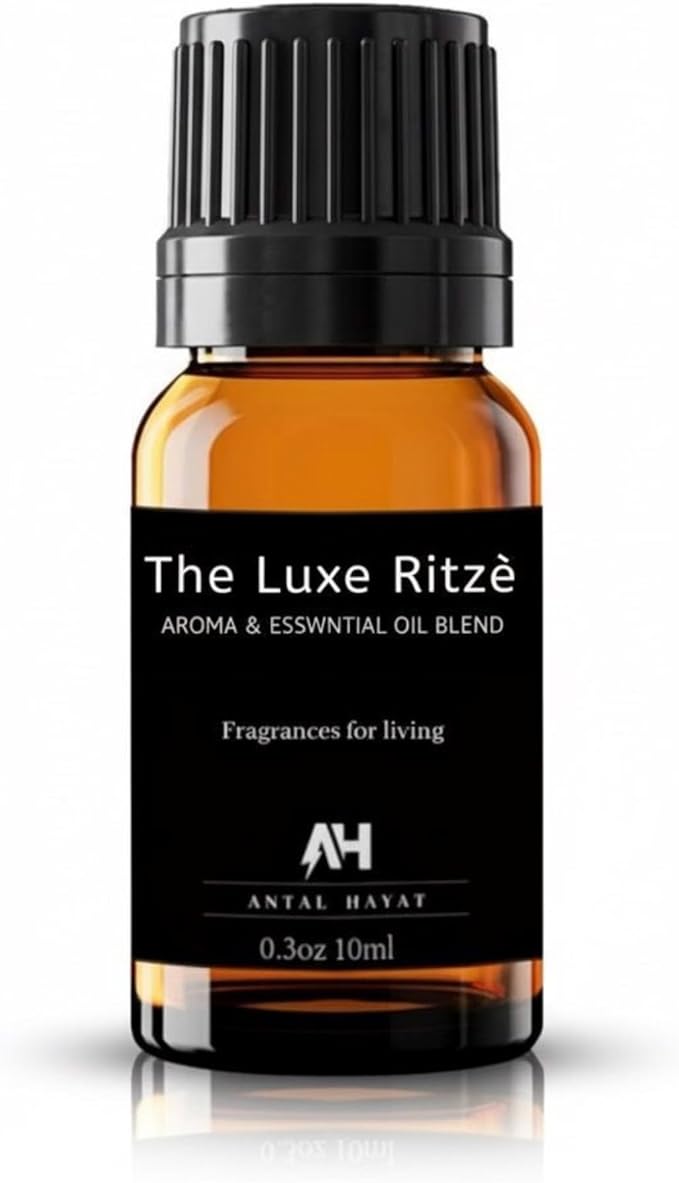 Hotel Diffuser Oil Inspired by The Ritz Carlton Hotel - Essential Oils for Humidifiers and Waterless Diffusers - Ritz Carlton Scent Diffuser Oil - Hotel Scents for Home - 10mL Glass Bottle & Dropper ANTALHAYAT