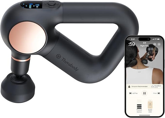 TheraGun Sense (1st Generation) by Therabody - Deep Tissue Massage Gun with Preloaded Routines for Stress Relief, Pain Relief & Muscle Soreness in Neck, Back, Leg, Knee, and Shoulder (Black) - Bloomnest