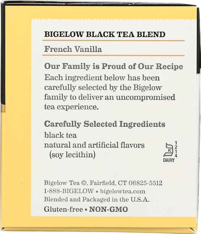 Bigelow French Vanilla Tea 1.28 OZ(Pack of 4)4 - Bloomnest