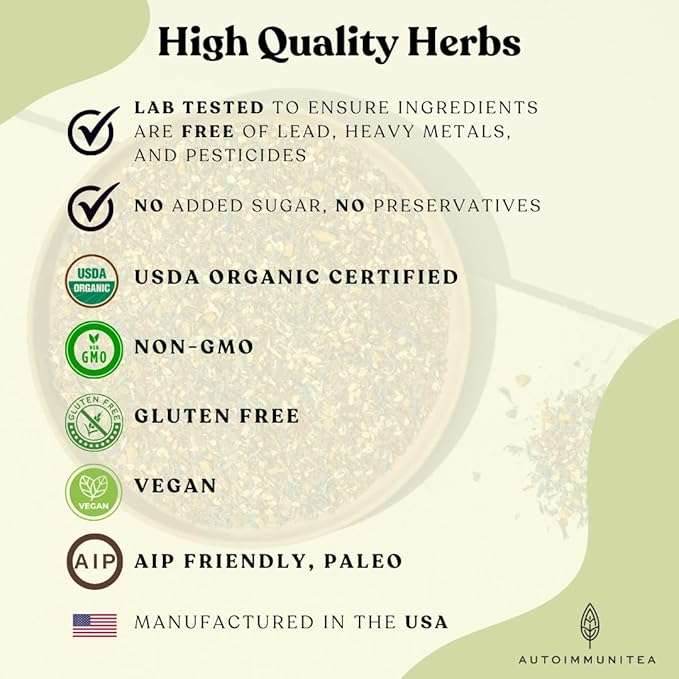 Detox Liver Tea - Herbal Debloat Blend - AIP Autoimmune Protocol Compliant - Whole 30, Paleo Friendly - Organic Cleansing Herbs with Dandelion Root, Ginger, Rooibos - Bloomnest