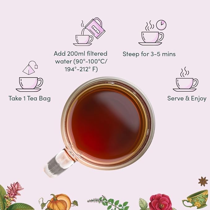 VAHDAM, Classic Tea Advent Calendar 2025 | 24 Unique Flavor in Individually Wrapped Pyramid Tea Bags in Classic Box | Assorted Tea Gift Set | Advent Calendar 2025 Gifts for Women & Men - Bloomnest