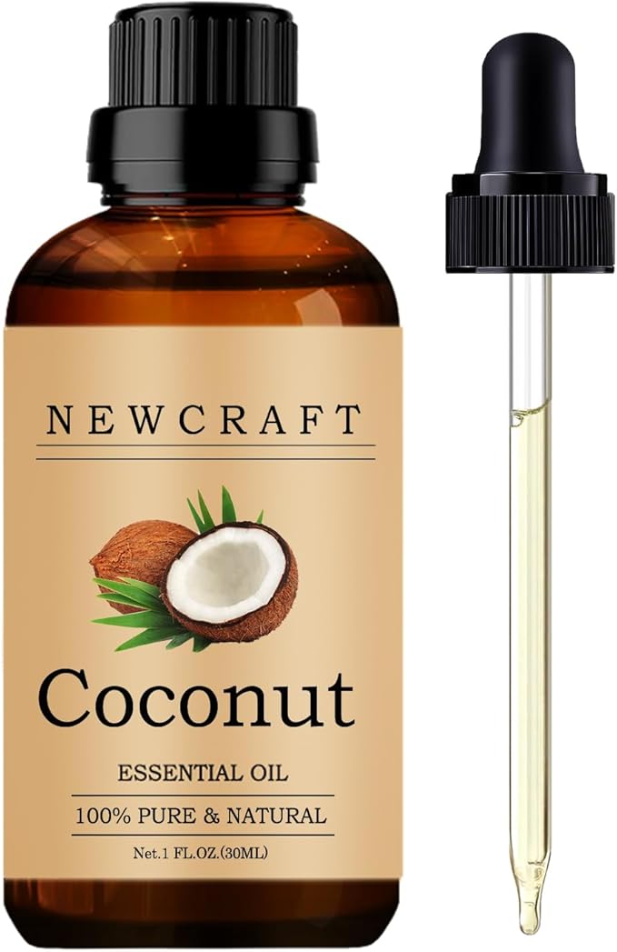 Coconut Essential Oils, 100% Pure and Natural Essential Oil for Aromatherapy Diffuser - Coconut/1 Fl Oz NewCraft