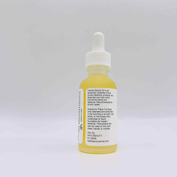 Katz Beauty Miracle Beauty Oil - Hydrating Face Oil with Jojoba, Argan & Marula Oil for Anti-Aging Glow, Non-Comedogenic (Pack of 2) - Bloomnest
