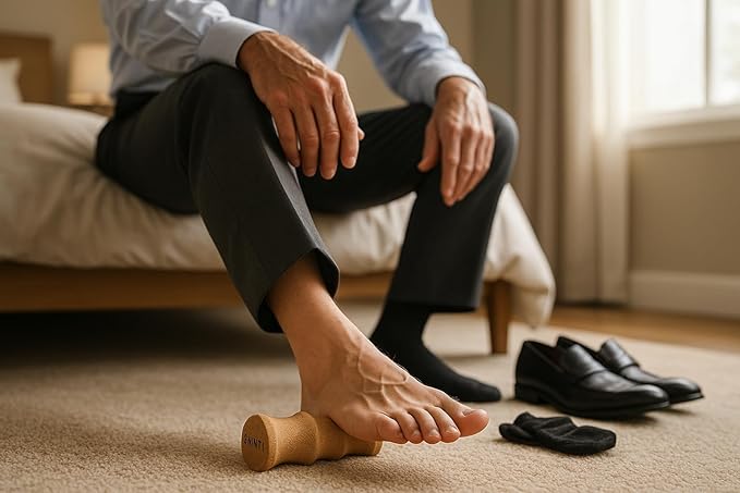 NINTI Foot Massage Roller for Deep Tissue Massage, Plantar Fasciitis, Neuropathy, and Circulation. - Bloomnest