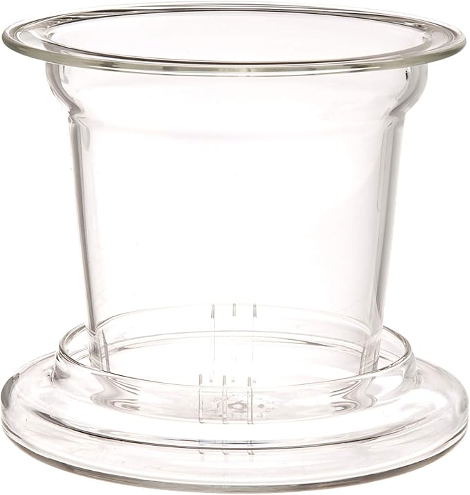 Teabloom Universal Glass Tea Infuser with Dual-Purpose Lid/Coaster – Hygienic, Non-Toxic Glass Filter for Loose Tea Leaves – Lead-Free & Cadmium-Free – Tea Purist's Choice - Bloomnest