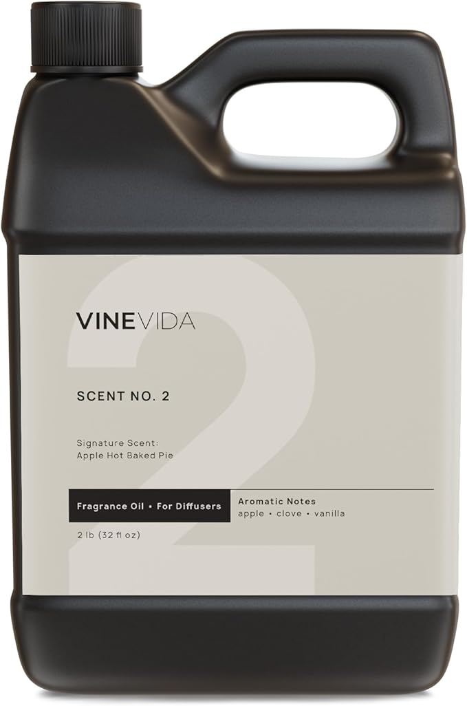 VINEVIDA [32 Fl Oz] Apple Hot Baked Pie Fragrance Oil for Cold Air Diffusers, Essential Oils for Diffuser Oil Refill & Air Freshener Room Spray - Bloomnest
