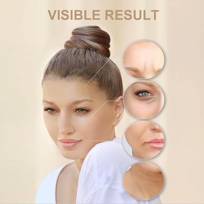 Face and Neck Massager,7 Color LED Facial Massager for Skin Care,Light Therapy for Face, Multifunctional Beauty Massager Tools - Bloomnest