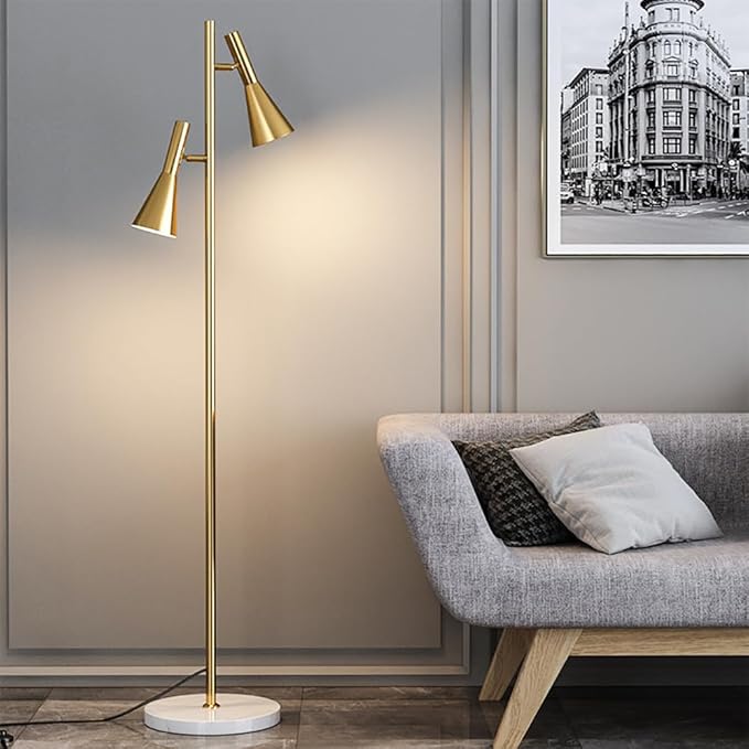 Nordic Floor Lamp Modern Family Iiving Room Bedroom Angle Aadjustment LED Creativity Standing Light (X) - Bloomnest