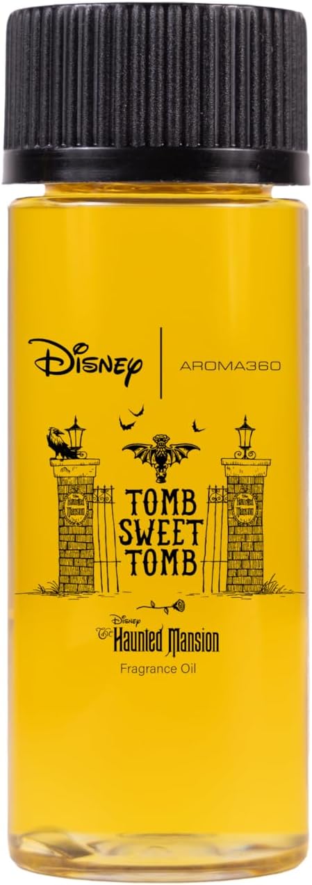 Aroma360 Disney Tomb Sweet Tomb Oil Blend | Haunted Mansion Inspired Diffuser Oil | Cinnamon, Tonka and Bergamot 1.7 fl oz, 50 mL - Bloomnest