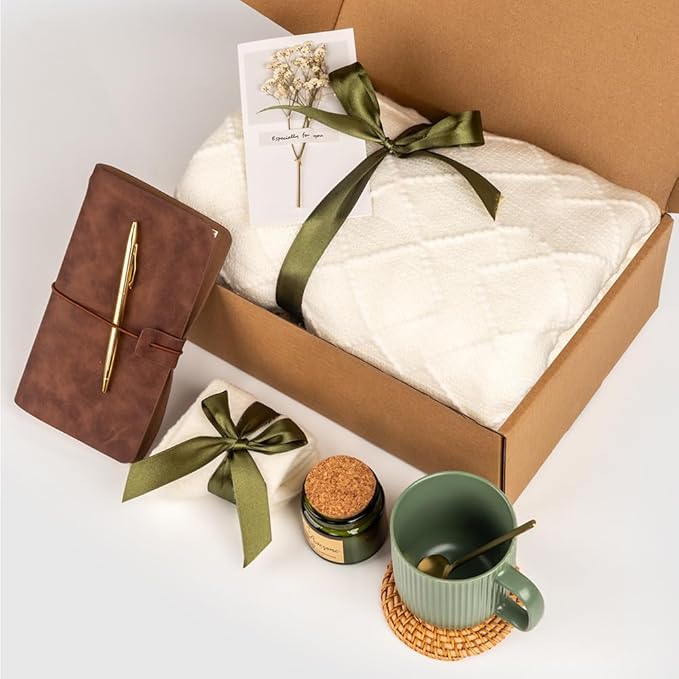 Anforsun Birthday Gifts for Women Self Care Gifts Get Well Soon Gifts, Care Package Gifts Basket for Women Mom Her Best Friends Sister Wife Girlfriend, Coworker - Bloomnest