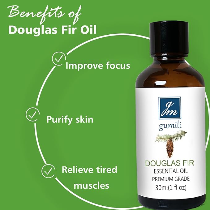 Douglas Fir Essential Oil, Scent Oil for Home Crafts, Household, Holiday - 30ml/1 fl oz - Bloomnest