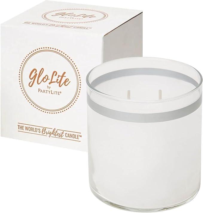 PartyLite GloLite Mulberry Scented, Notes of Mulberries, Raspberries, Woodland Strawberries, Vanilla & Musk, 2-Wick Jar Candle, 60 Hour Burn Time, World's Brightest Candle™ - Bloomnest