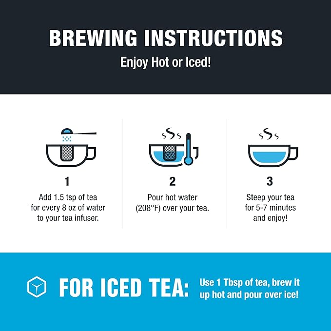 Tiesta Tea - Lavender Chamomile Herbal Tea, Loose Leaf, Calming Blend with Chamomile, Lavender, Lemongrass, Caffeine-Free Herbal, Great for Hot or Iced Brews, Refillable Tin, 50 Cups, 2 Ounce - Bloomnest