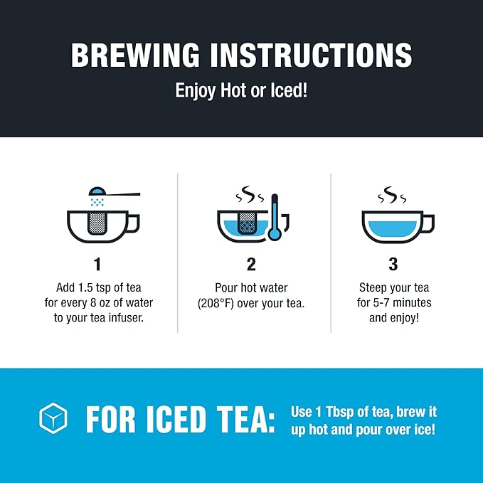Tiesta Tea - Lemon Ginger Turmeric, Loose Leaf, Lemon Ginger Herbal Tea, Premium Blend, Non Caffeinated Herbal, Make Hot or Iced & Brews Up to 50 Cups, 5 Ounce Refillable Tin - Bloomnest