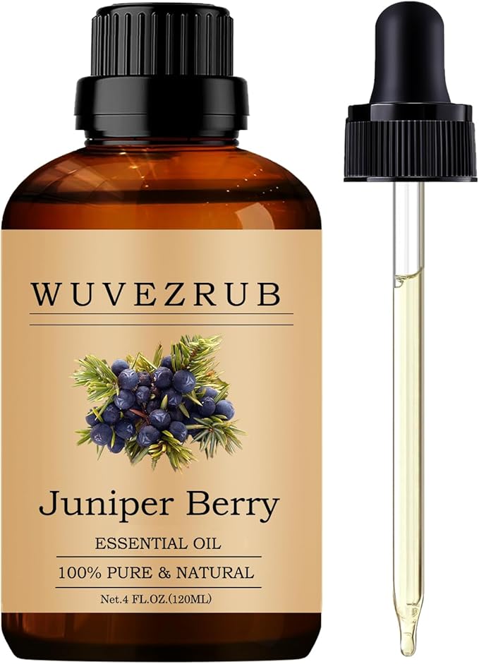 Juniper Berry Essential Oils, 120ML Pure and Natural Essential Oil for Aromatherapy Diffuser - Juniper Berry /4 Fl Oz - Bloomnest