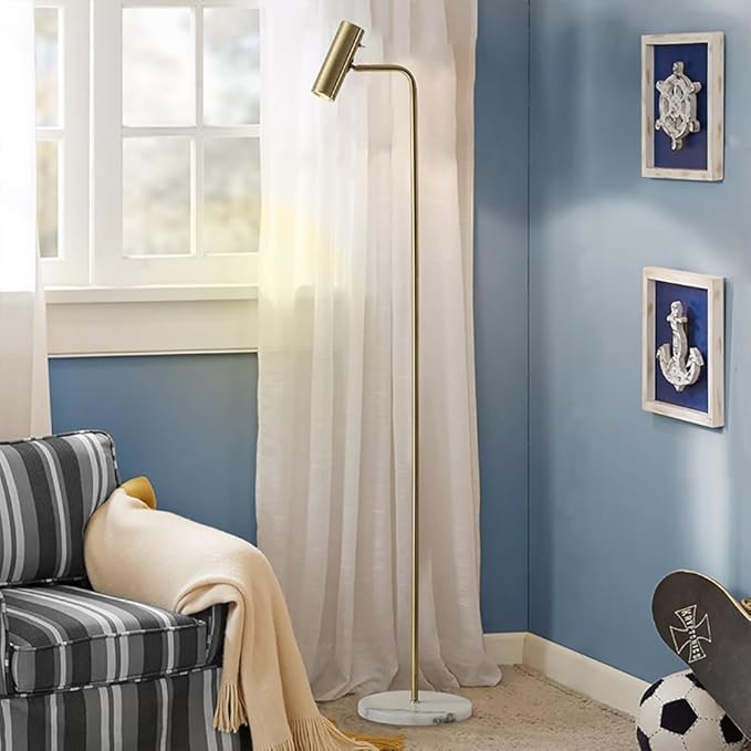 Nordic Floor Lamp Minimalism Modern Family Iiving Room Bedroom Creativity LED Decorative Standing Light (F) - Bloomnest